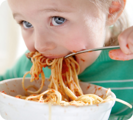 alimentación de un niño de 2 años