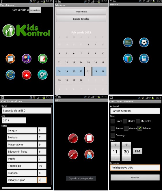 KidsKontrol aplicación móvil