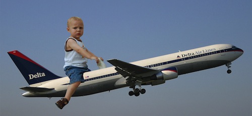 Secciones especiales para niños en los aviones