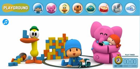 pocoyo, sitios web con actividades para niños